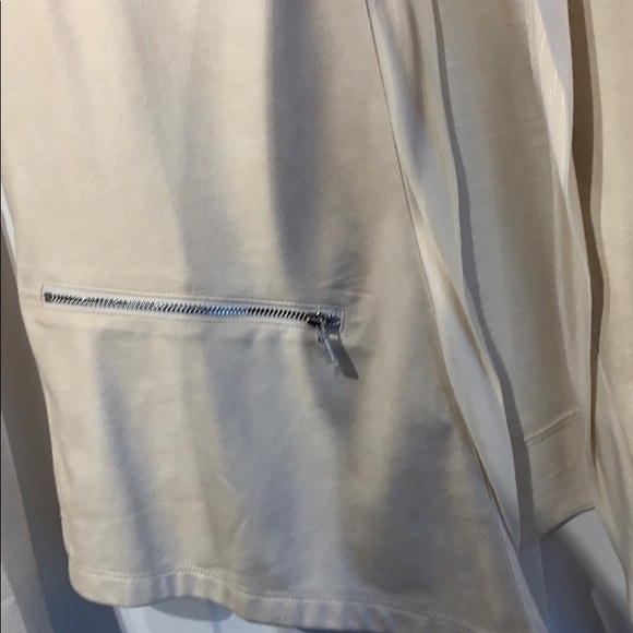 NWOT Light Blazer Faux Leather - Picture 3 of 8